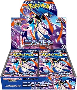 4boxes Pokemon Card MEGA Expansion Pack Ninja Spinner Box From Japan